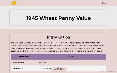 1945lincolnpennyvalue.com