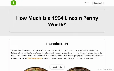 1964lincolnpennyvalue.com