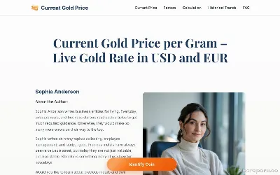 current-goldpricepergram.com
