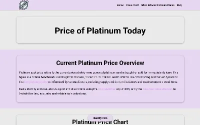 current-price-of-platinum.com