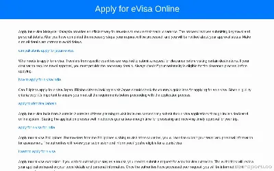 touristrequirements.getenjoyment.net